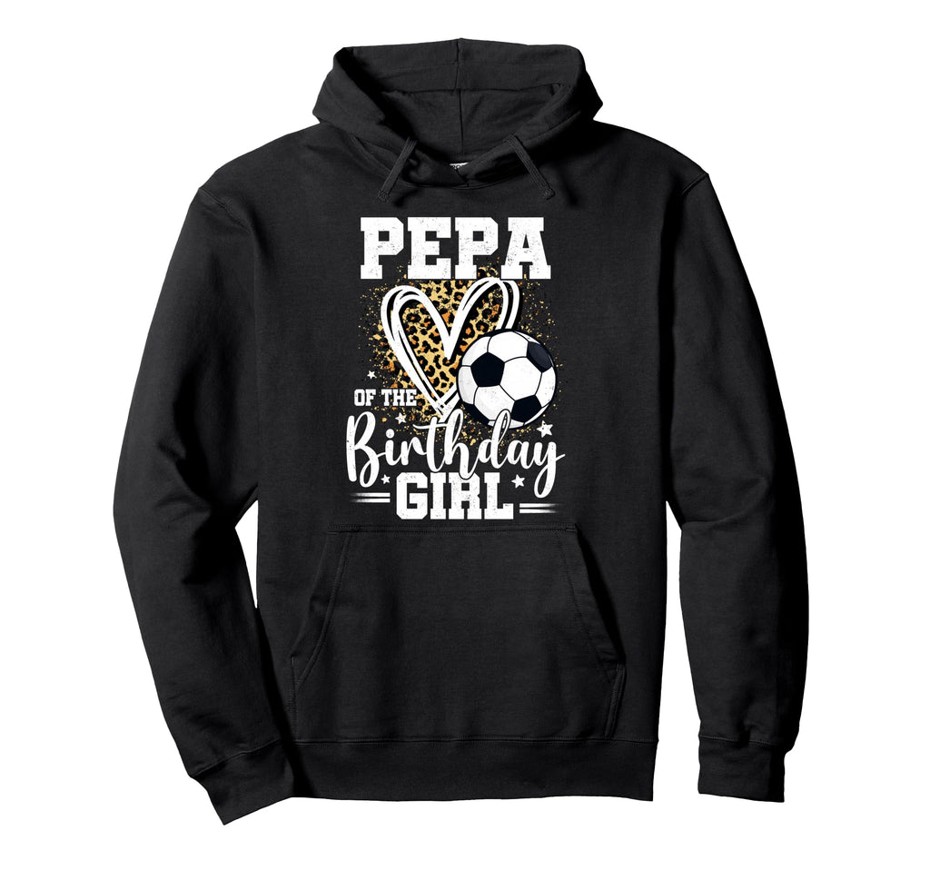 Pepa Birthday Soccer Ball Leopard Heart Hoodie - Streetwear Style Men Women
