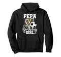 Pepa Birthday Soccer Ball Leopard Heart Hoodie - Streetwear Style Men Women