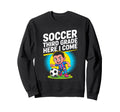 Back To School Soccer Third Sweatshirt - Casual Everyday Wear Men Women