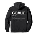 Hockey Goalie Gear Soccer Goalkeeper Hoodie - Minimalist Print Unisex