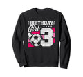 3 Year Old Soccer Birthday 3Rd Sweatshirt - Novelty Apparel Unisex
