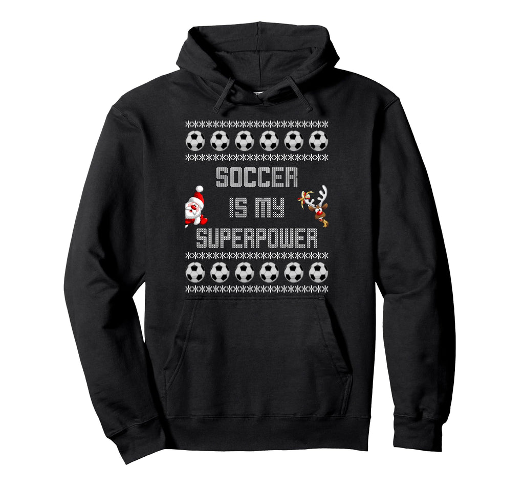 Soccer Is My Superpower Ugly Hoodie - Trendy Graphic for Adults