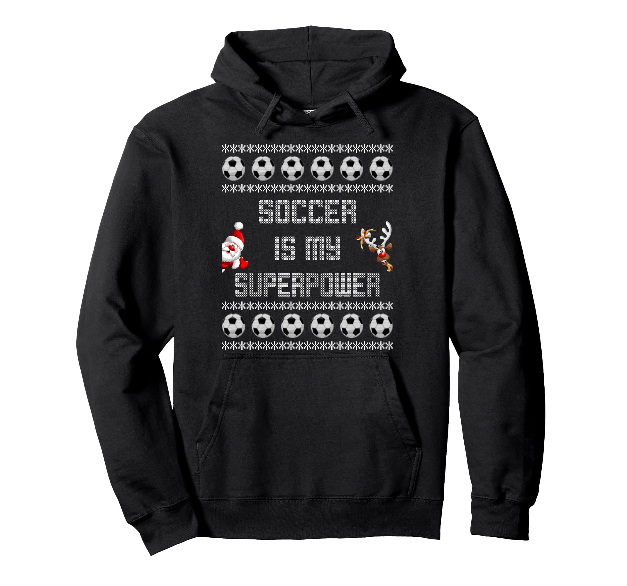 Soccer Is My Superpower Ugly Hoodie - Trendy Graphic for Adults