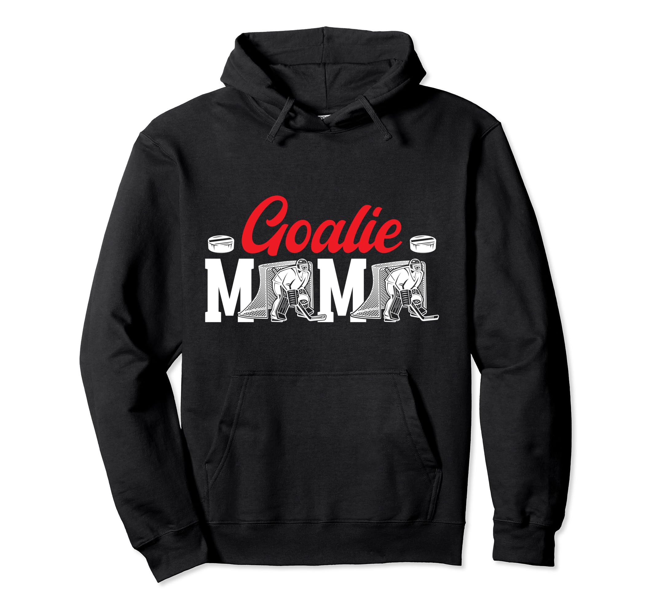 Ice Hockey Goalie Mama Ice Hockey Hoodie - Aesthetic Graphic Unisex