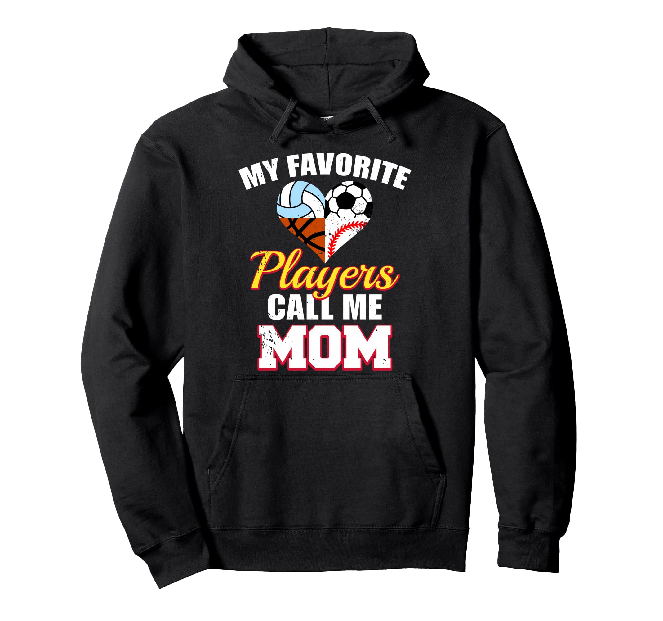My Favorite Player Mom Soccer Baseball Hoodie - Custom Art Print Unisex