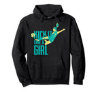 Kick It Like Womens And Soccer Hoodie - Custom Art Print for Adults