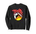 Softball Soccer Football Player Mom Sweatshirt - Custom Art Print Unisex