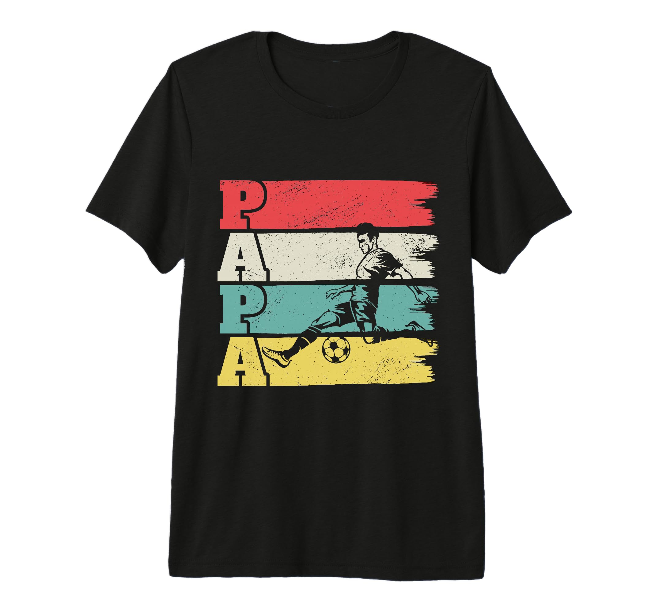 Soccer Dad Fathers Day Dad Football T-Shirt - Minimalist Print Men Women