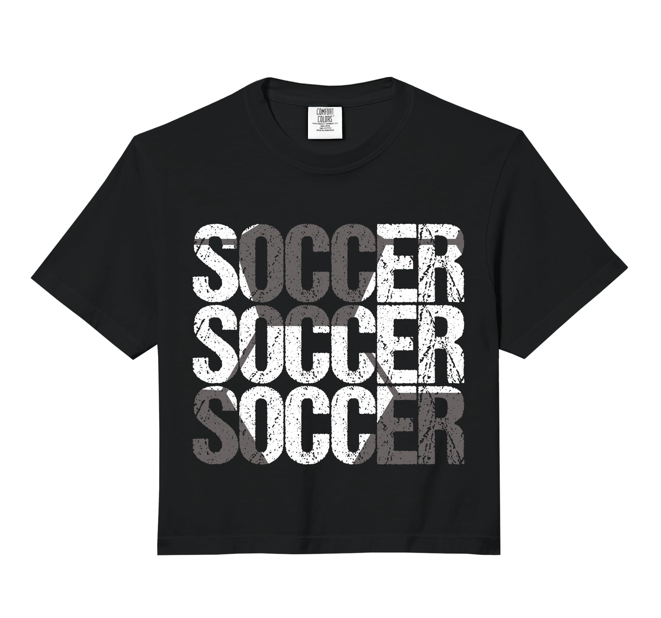 Soccer Distressed Ball Team Soccer Player Hoodie - Novelty Apparel Unisex