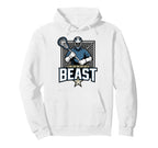 Lacrosse Goalie Lax Goalkeeper Crease Hoodie - Minimalist Print Unisex