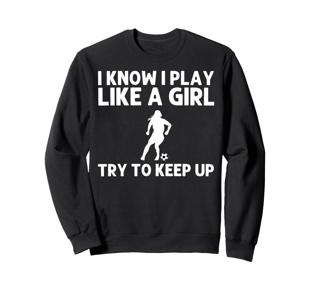 Funny Soccer Art Soccer Player Soccer Sweatshirt - Custom Art Print Unisex