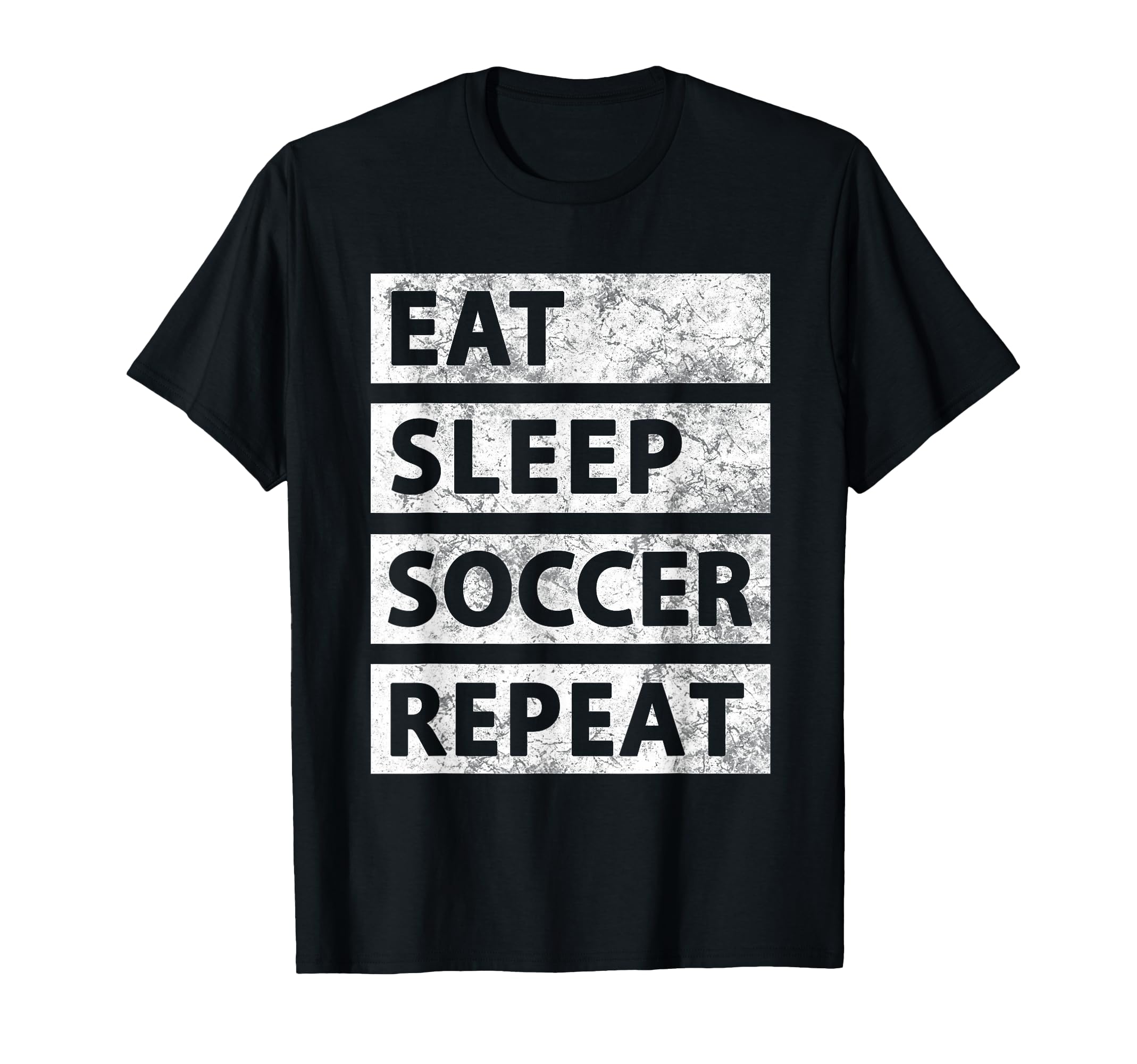 Soccer Player Eat Sleep Soccer T-Shirt - Novelty Apparel Unisex