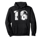 Soccer Player 16Th Birthday Football Hoodie - Trendy Graphic Men Women