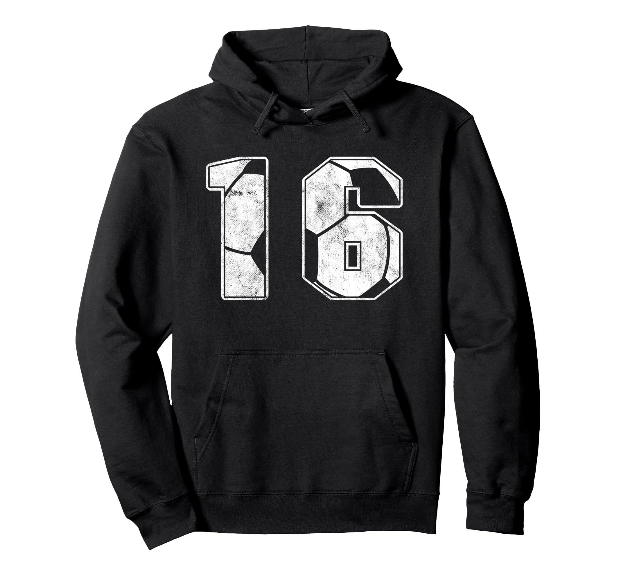 Soccer Player 16Th Birthday Football Hoodie - Trendy Graphic Men Women