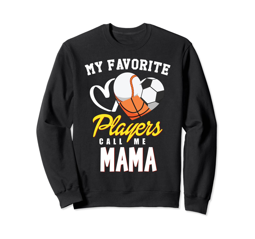 My Favorite Players Baseball Soccer Sweatshirt - Aesthetic Graphic Unisex