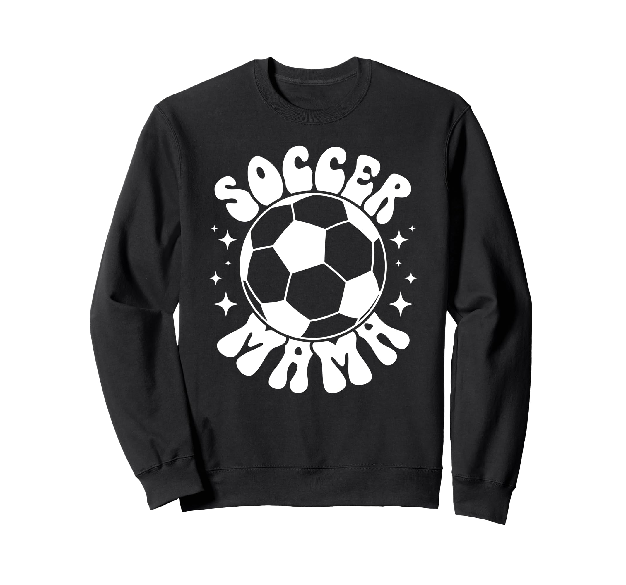 Soccer Mama Groovy Soccer Mom Soccer Sweatshirt - Unique Graphic Unisex