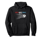 Lifes About Goals And Assists Soccer Hoodie - Custom Art Print Men Women
