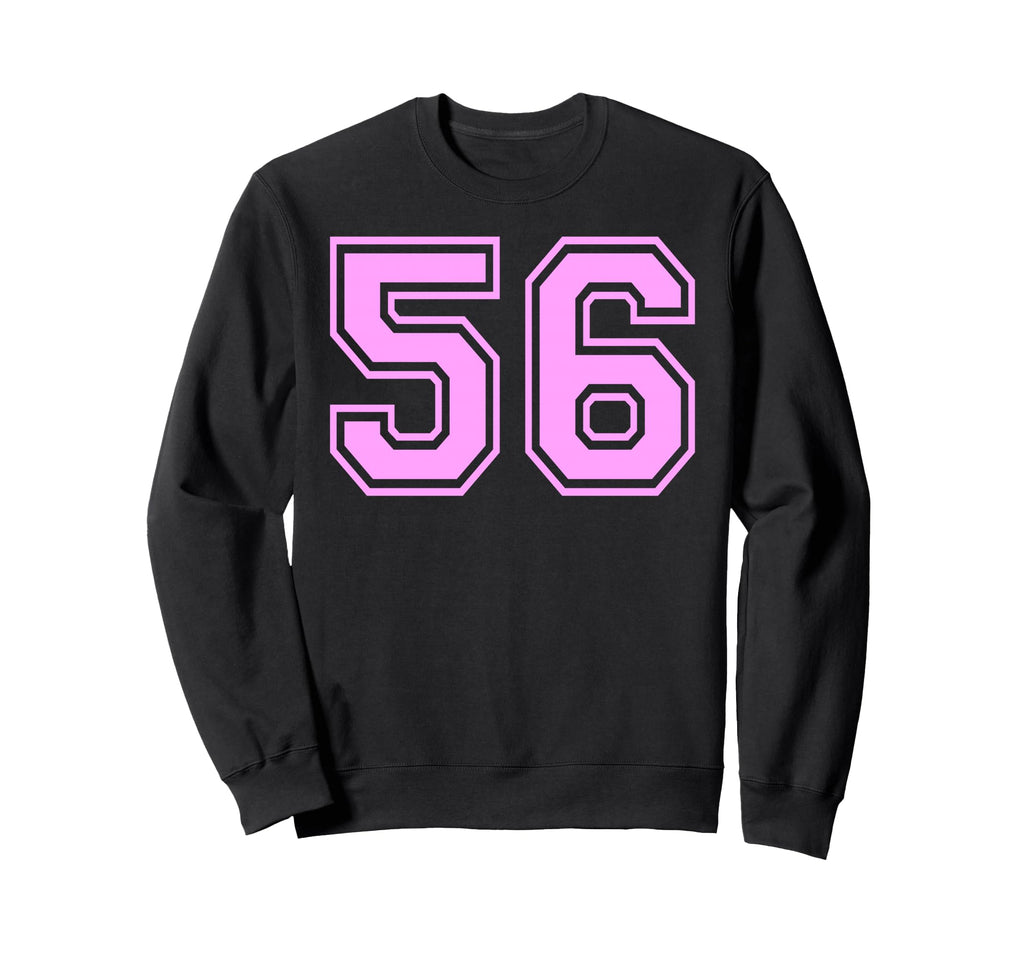 56 Number Fifty Six Sports Varsity Sweatshirt - Unique Graphic Men Women