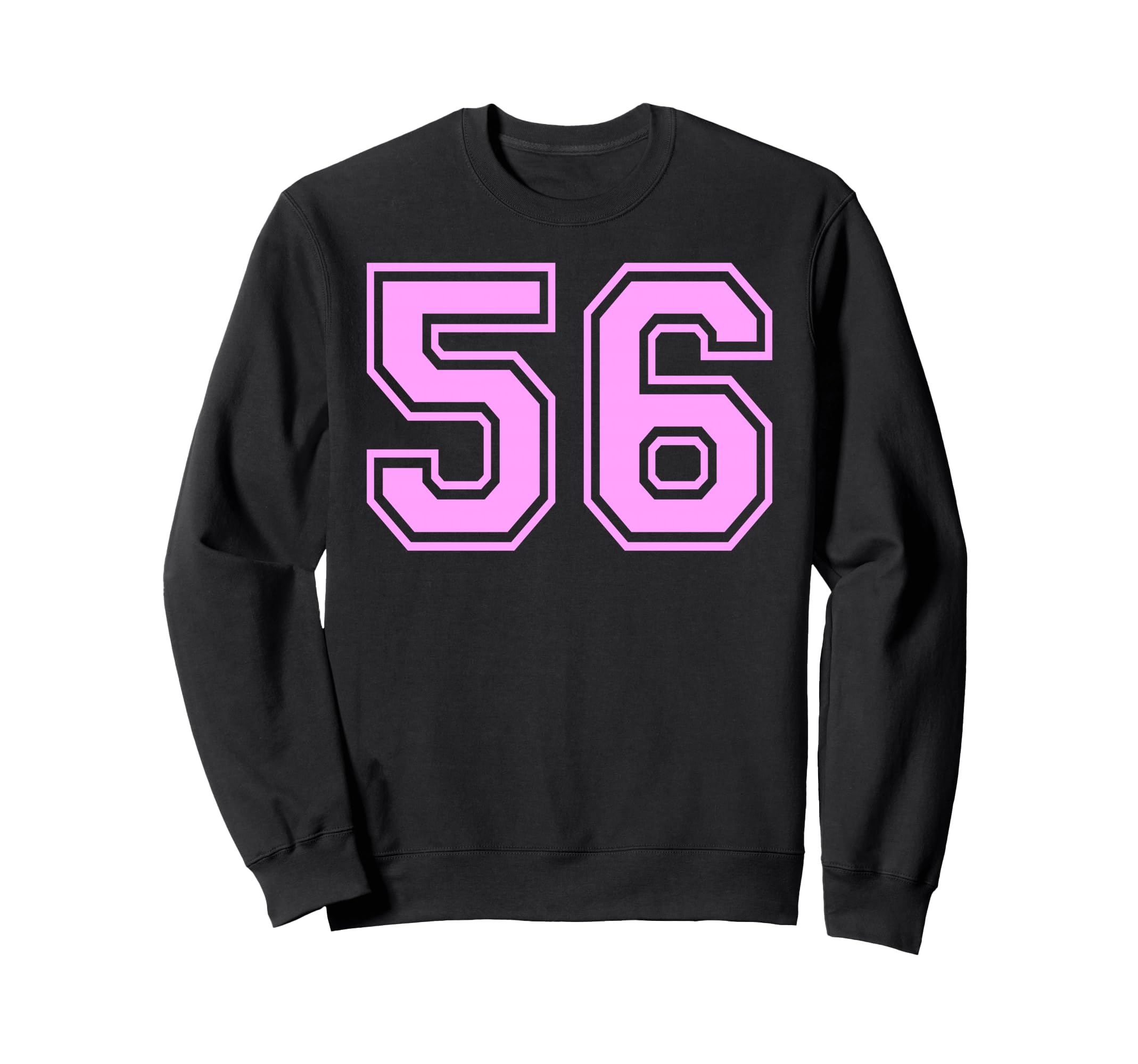 56 Number Fifty Six Sports Varsity Sweatshirt - Unique Graphic Men Women