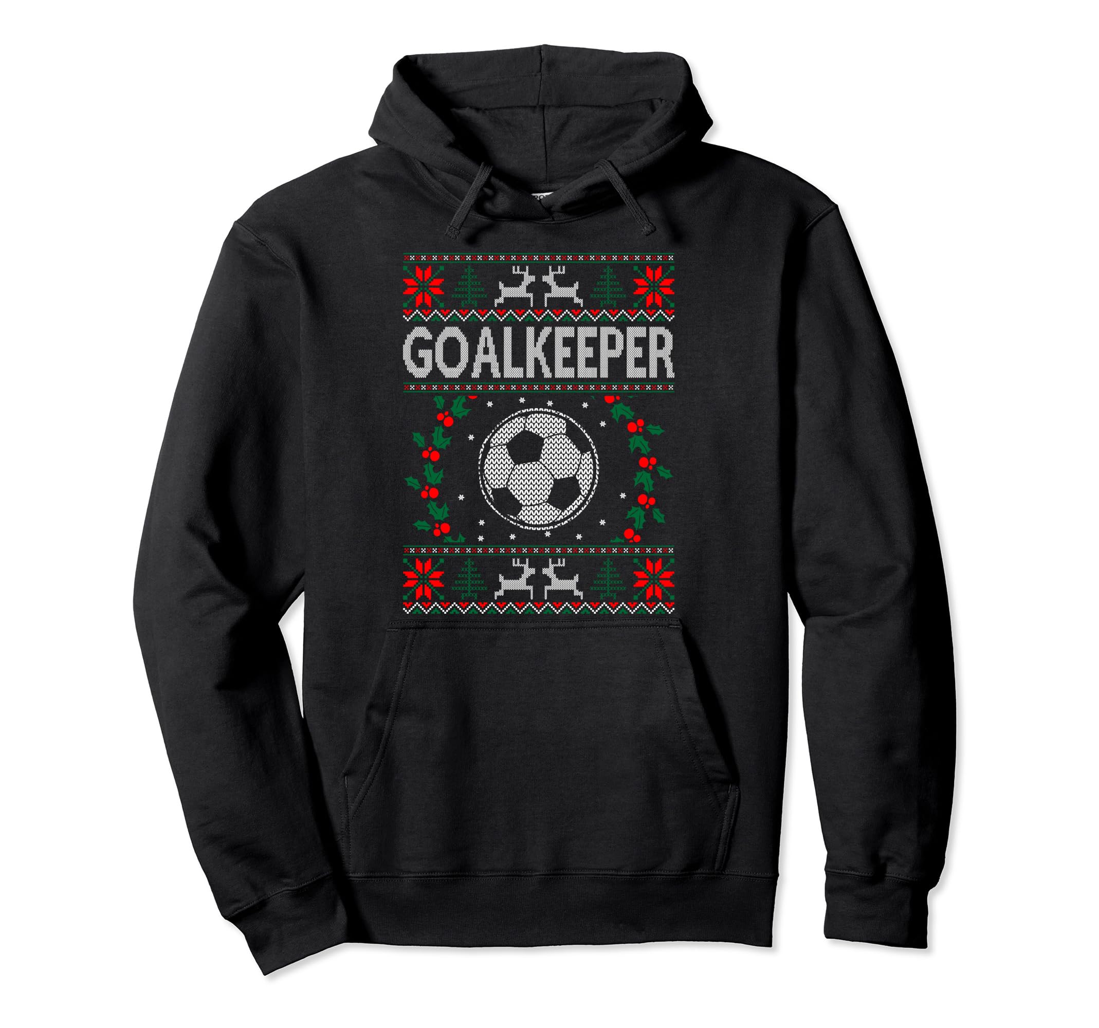 Goalkeeper Football Sports Ugly Gift Hoodie - Custom Art Print Men Women