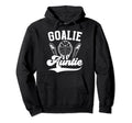 Ice Hockey Goalie Auntie Hockey Hoodie - Fun Novelty Design for Adults