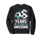 6 Years Being Awesome 6Th Birthday Sweatshirt - Trendy Graphic for Adults