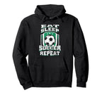 Eat Sleep Soccer Repeat Football Futbol Hoodie - Graphic Print Men Women