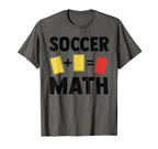 Funny Soccer Math Two Yellow Cards Is T-Shirt - Unique Graphic for Adults