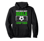 Goalkeeper Training Goal Soccer Goalie Hoodie - Novelty Apparel for Adults