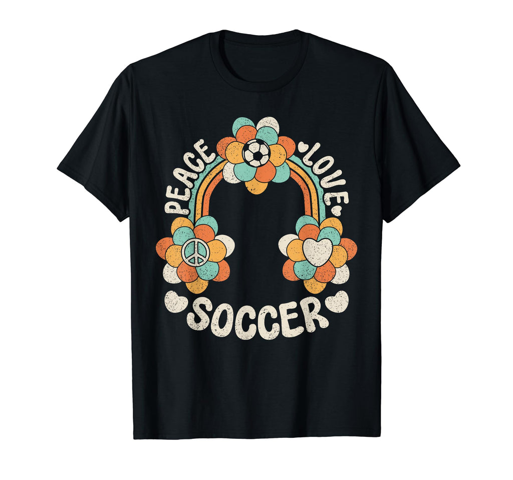 60S 70S Groovy Rainbow Outfit Hippie T-Shirt - Fun Novelty Design Unisex