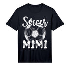 Soccer Mimi Family Matching Team Player T-Shirt - Graphic Print for Adults