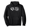 Great I Love Football I Love Soccer Hoodie - Trendy Graphic for Adults