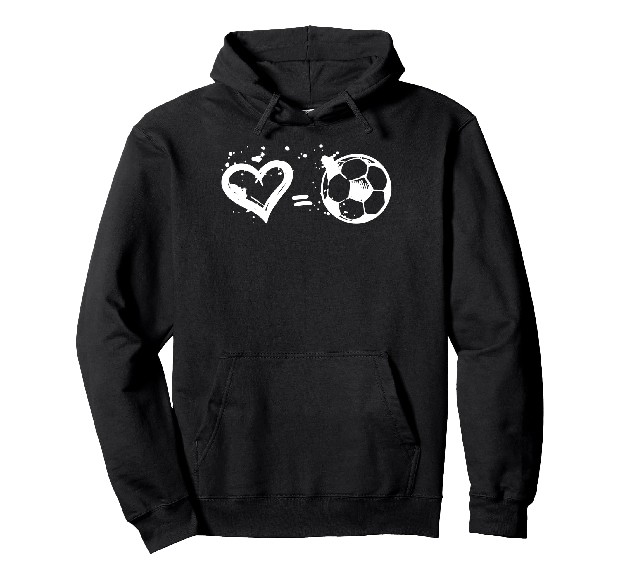 Great I Love Football I Love Soccer Hoodie - Trendy Graphic for Adults