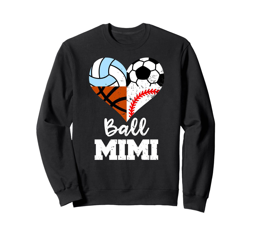 Ball Mimi Soccer Baseball Volleyball Sweatshirt - Minimalist Print Unisex