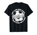 Just Who Loves Football Player T-Shirt - Streetwear Style for Adults