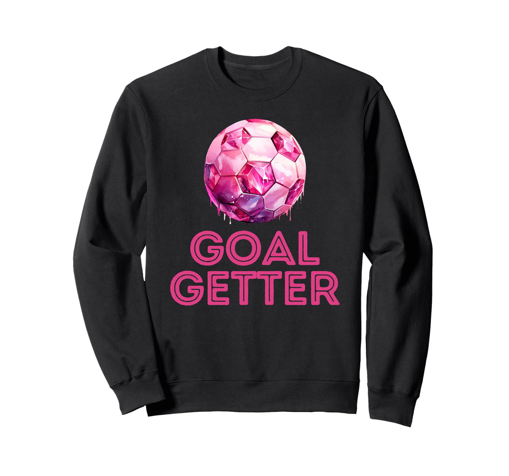 Goal Getter Soccer Player Striker Sweatshirt - Custom Art Print Unisex
