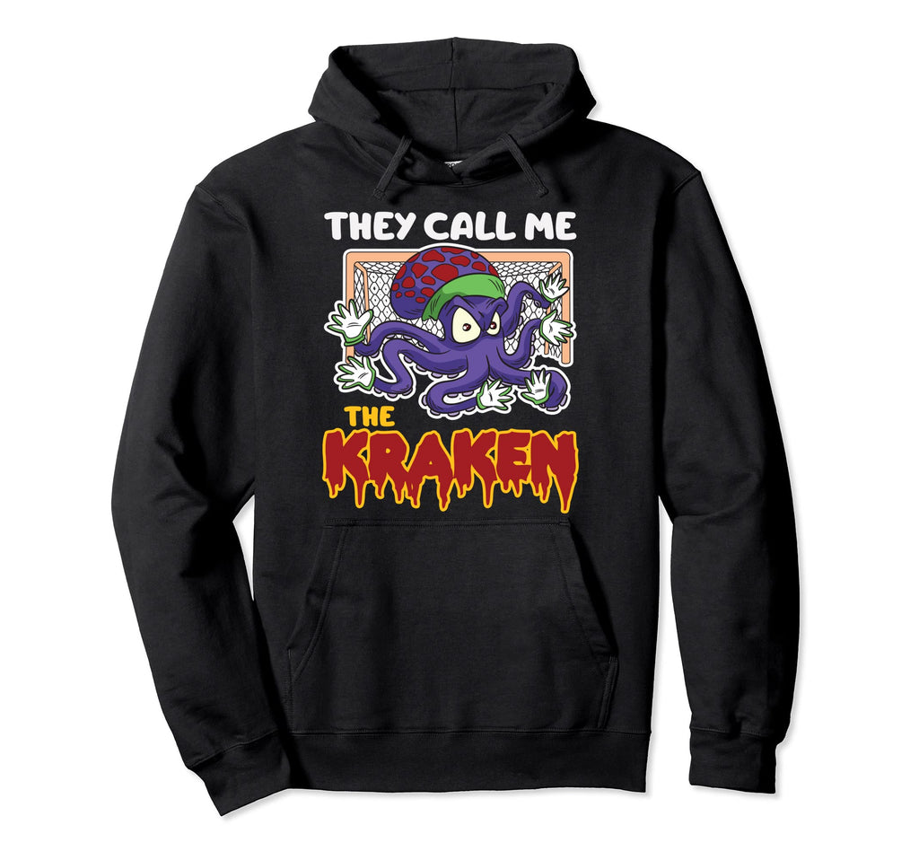 They Call Me Kraken Soccer Goalkeeper Hoodie - Custom Art Print Men Women