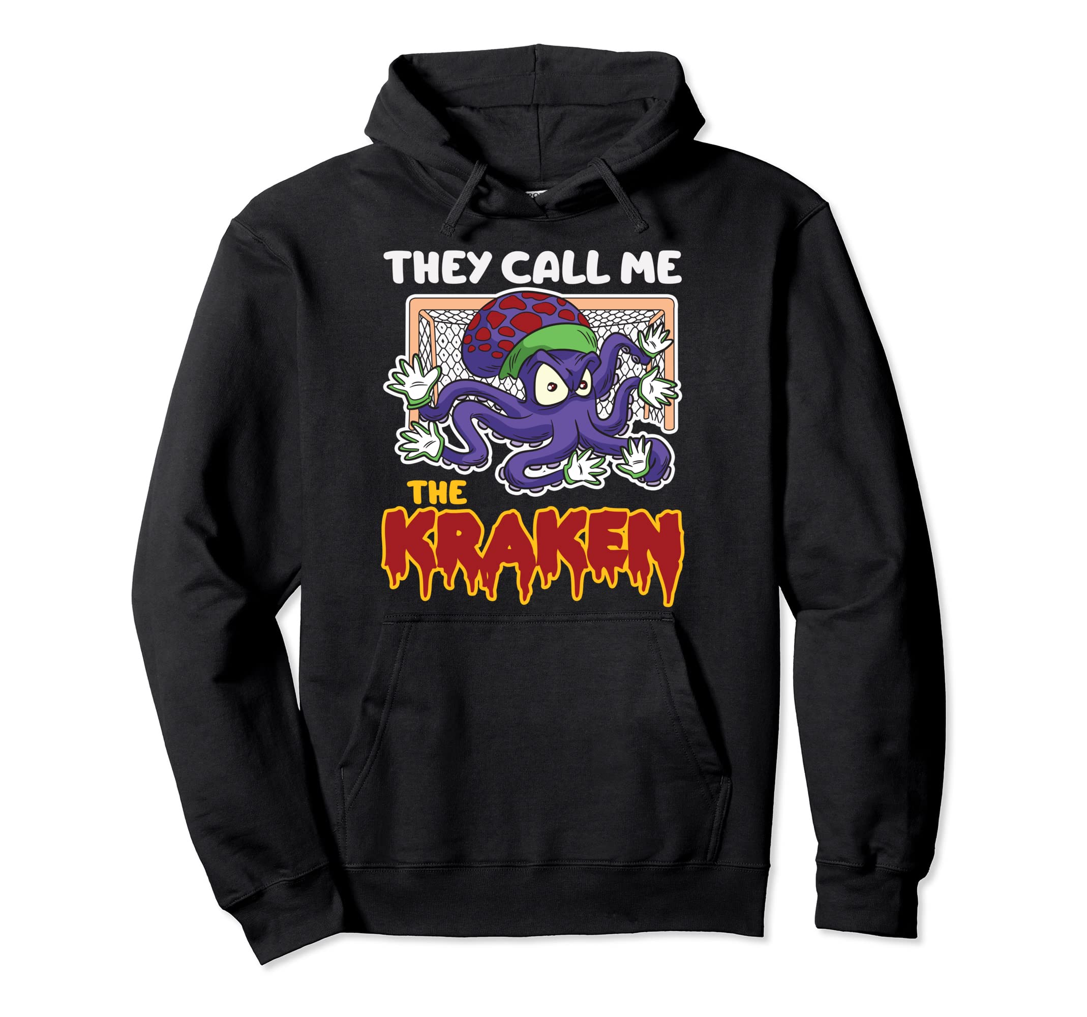They Call Me Kraken Soccer Goalkeeper Hoodie - Custom Art Print Men Women