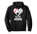 Ball Mimi Heart Funny Baseball Hoodie - Aesthetic Graphic Men Women