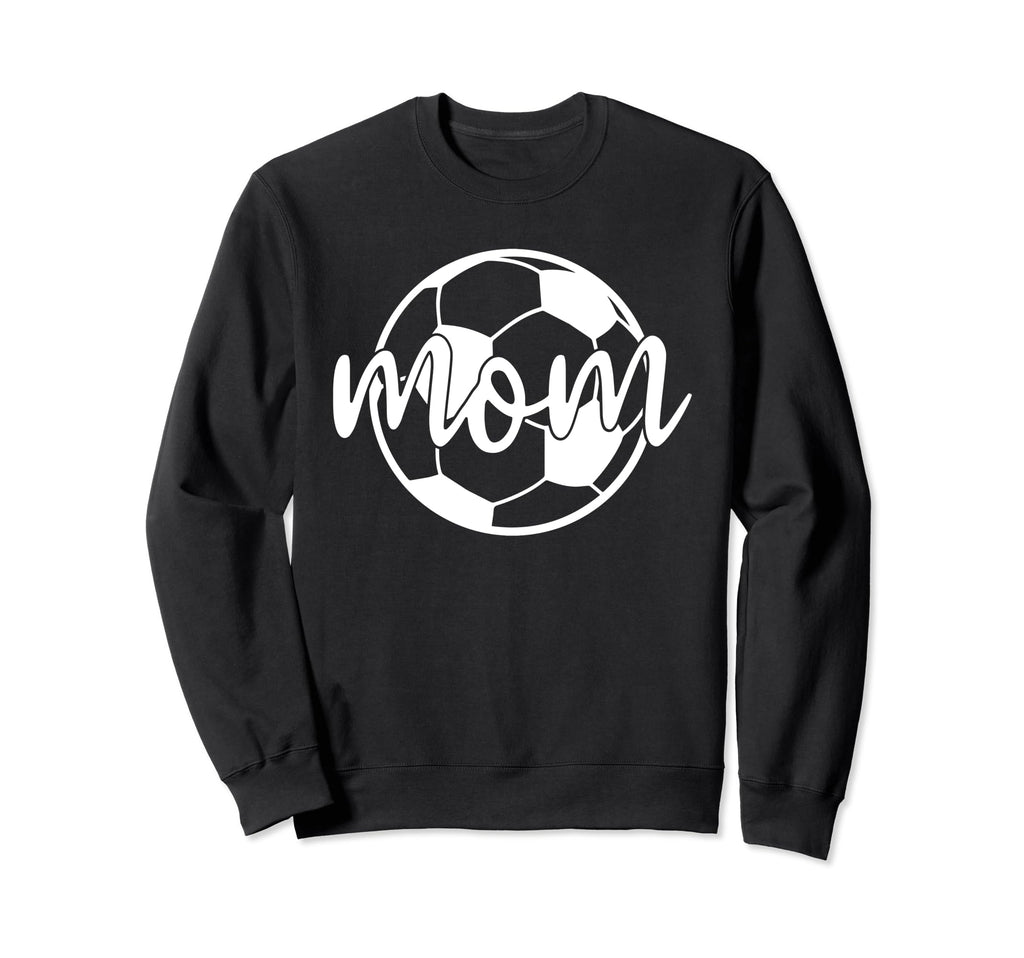Mom Soccer Ball Sport Mothers Day Sweatshirt - Custom Art Print Unisex