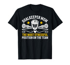 Funny Lacrosse Goalkeeper Mom Lacrosse T-Shirt - Trendy Graphic Unisex
