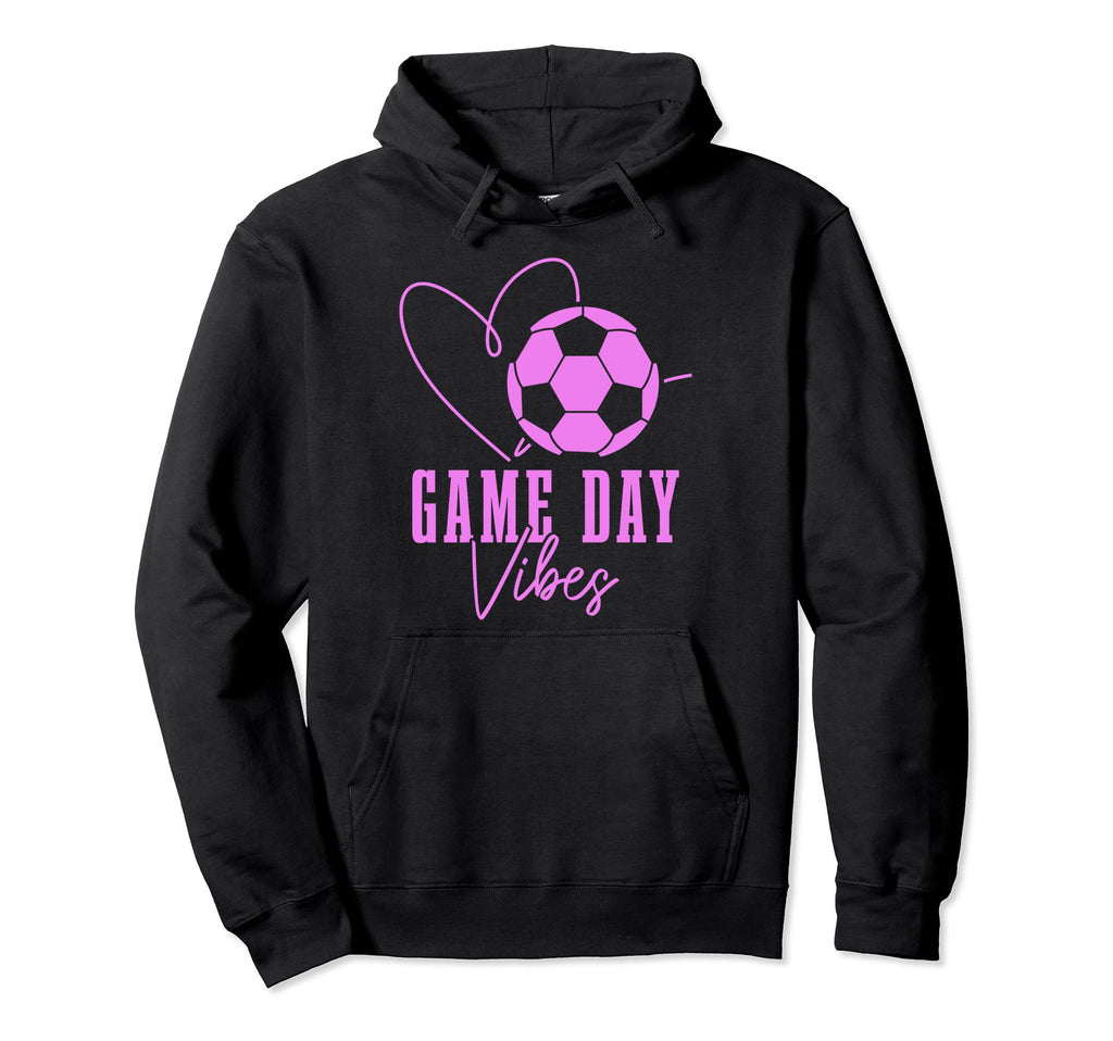 Soccer Player Game Day Vibes Coach Hoodie - Minimalist Print for Adults