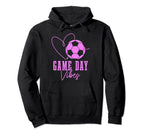Soccer Player Game Day Vibes Coach Hoodie - Minimalist Print for Adults