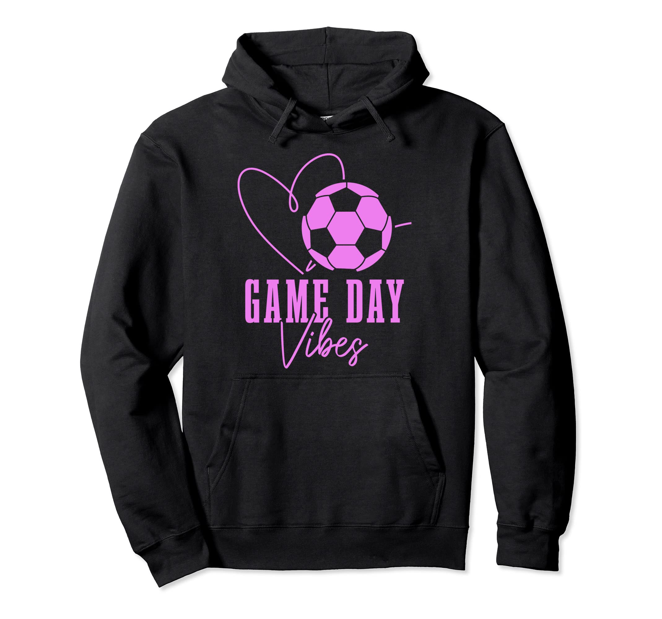 Soccer Player Game Day Vibes Coach Hoodie - Minimalist Print for Adults