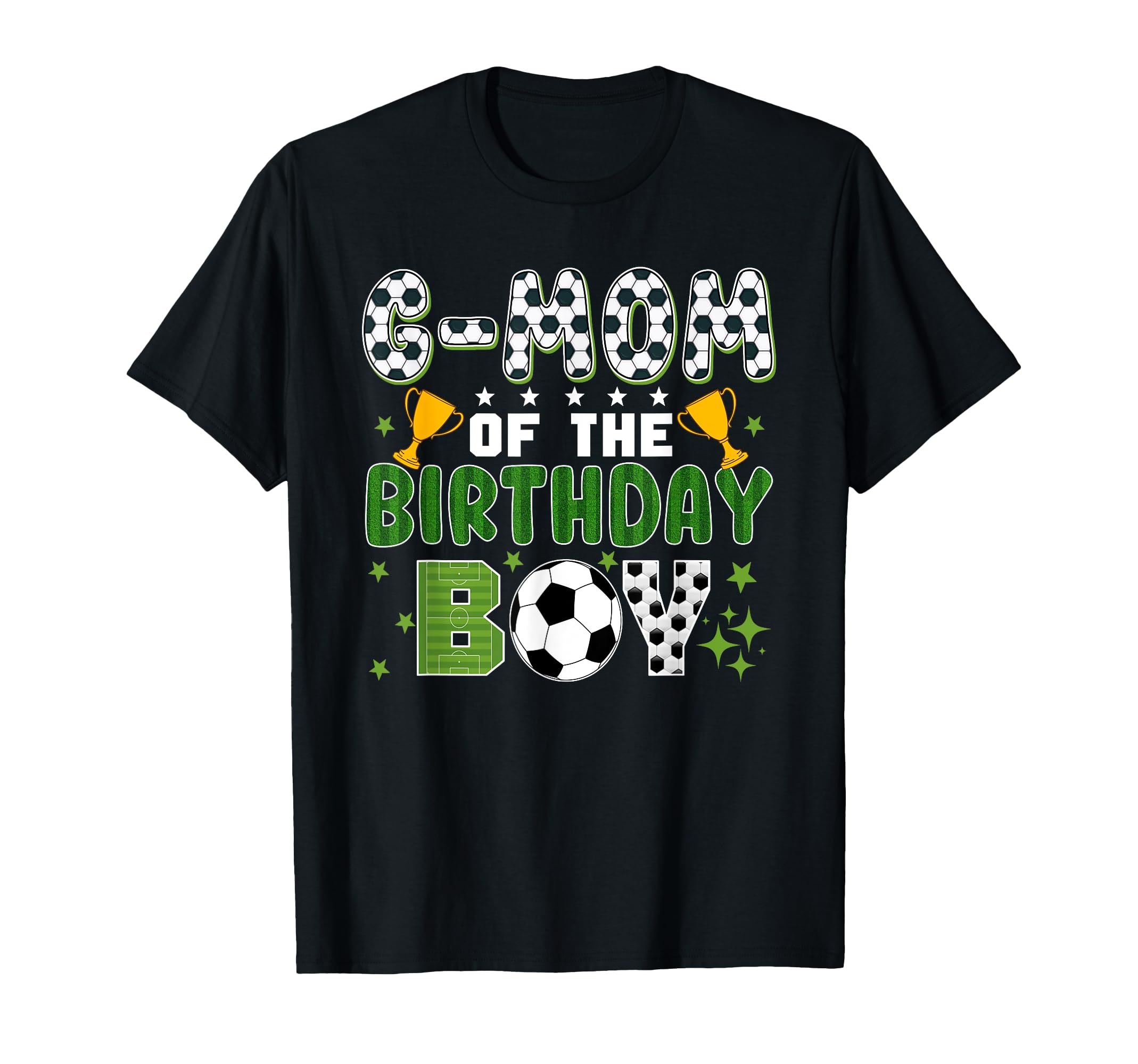G Mom Birthday Soccer Group Family T-Shirt - Minimalist Print for Adults