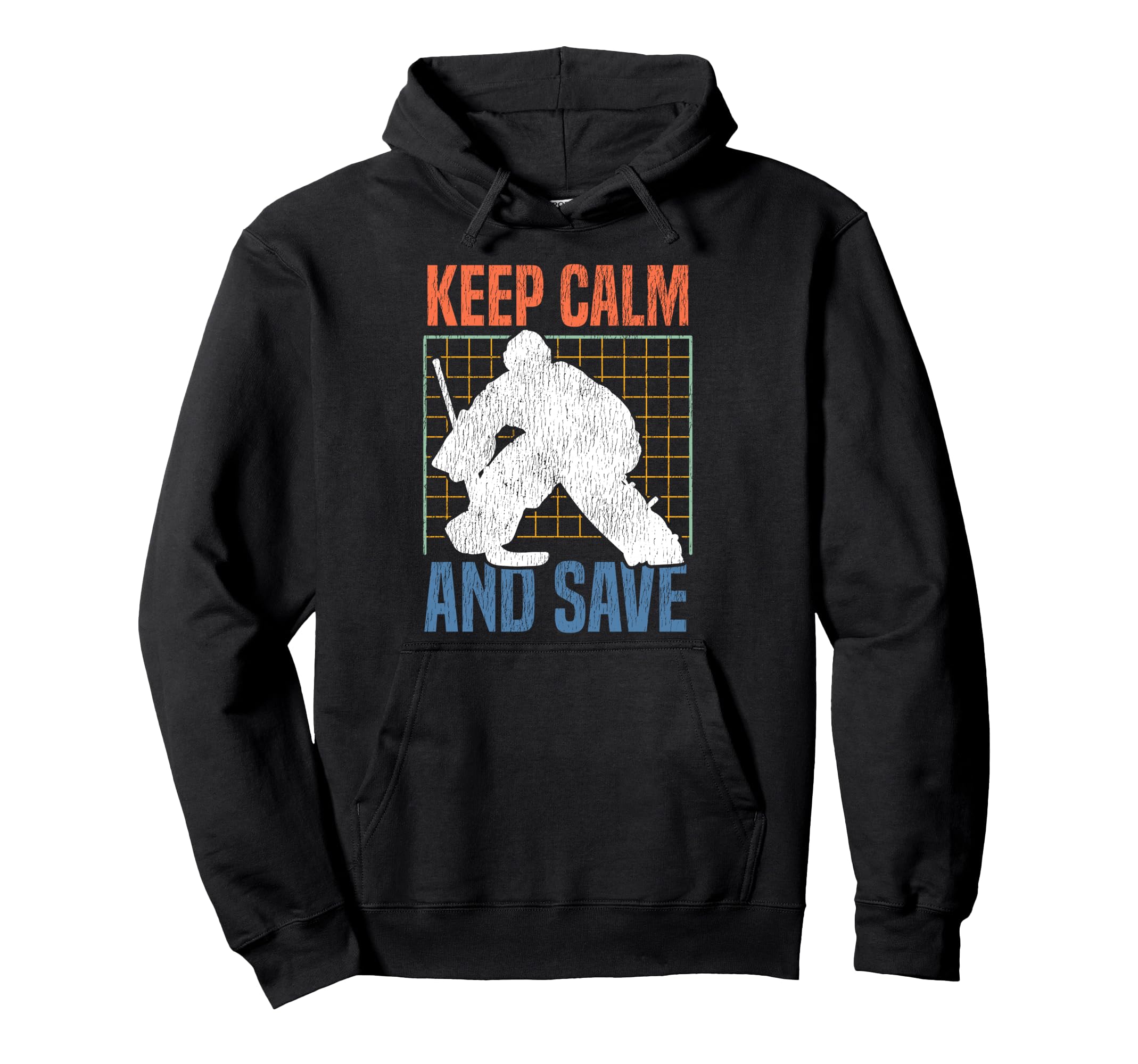 Ice Hockey Goalie Goalkeeper Keep Hoodie - Streetwear Style for Adults
