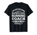 Funny Running Coach Gift T-Shirt - Trendy Graphic Men Women