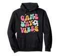 Groovy Soccer Game Day Vibes Game Day Hoodie - Minimalist Print Unisex