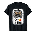 Mom Both Soccer And Basketball Mom T-Shirt - Minimalist Print Men Women