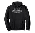 Funny Im That Soccer Mom Humorous Hoodie - Minimalist Print Men Women